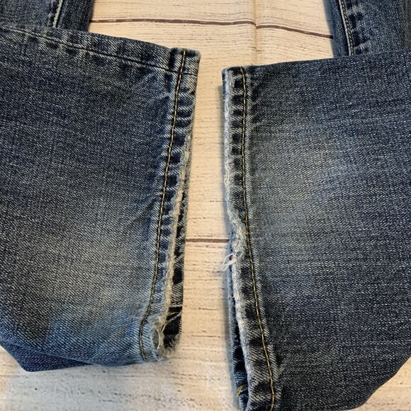 American Eagle Outfitters Mens Size 34x34 Original Straight Distressed Jeans - Picture 2 of 12